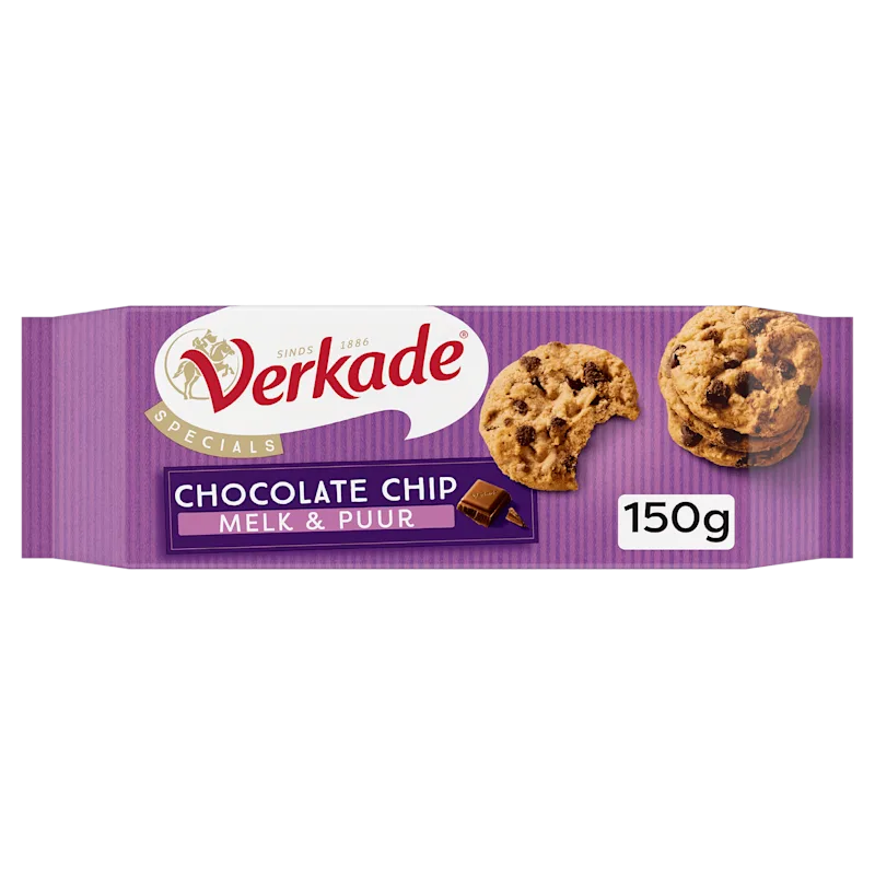 Verkade Chocolade chip melk & puur