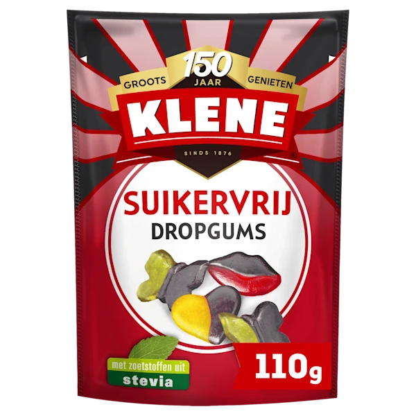 Klene Suikervrij dropgums