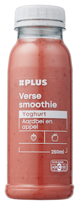 Verse smoothie yoghurt aardbei