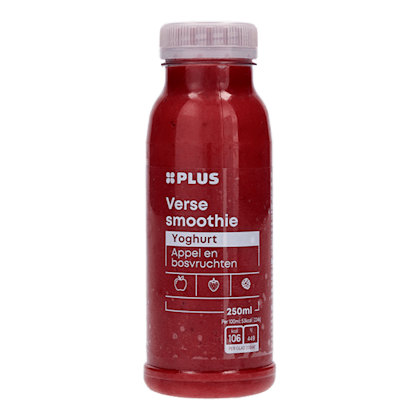 Verse smoothie yoghurt bosvruchten