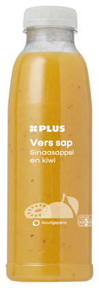 Vers sap sinaasappel kiwi