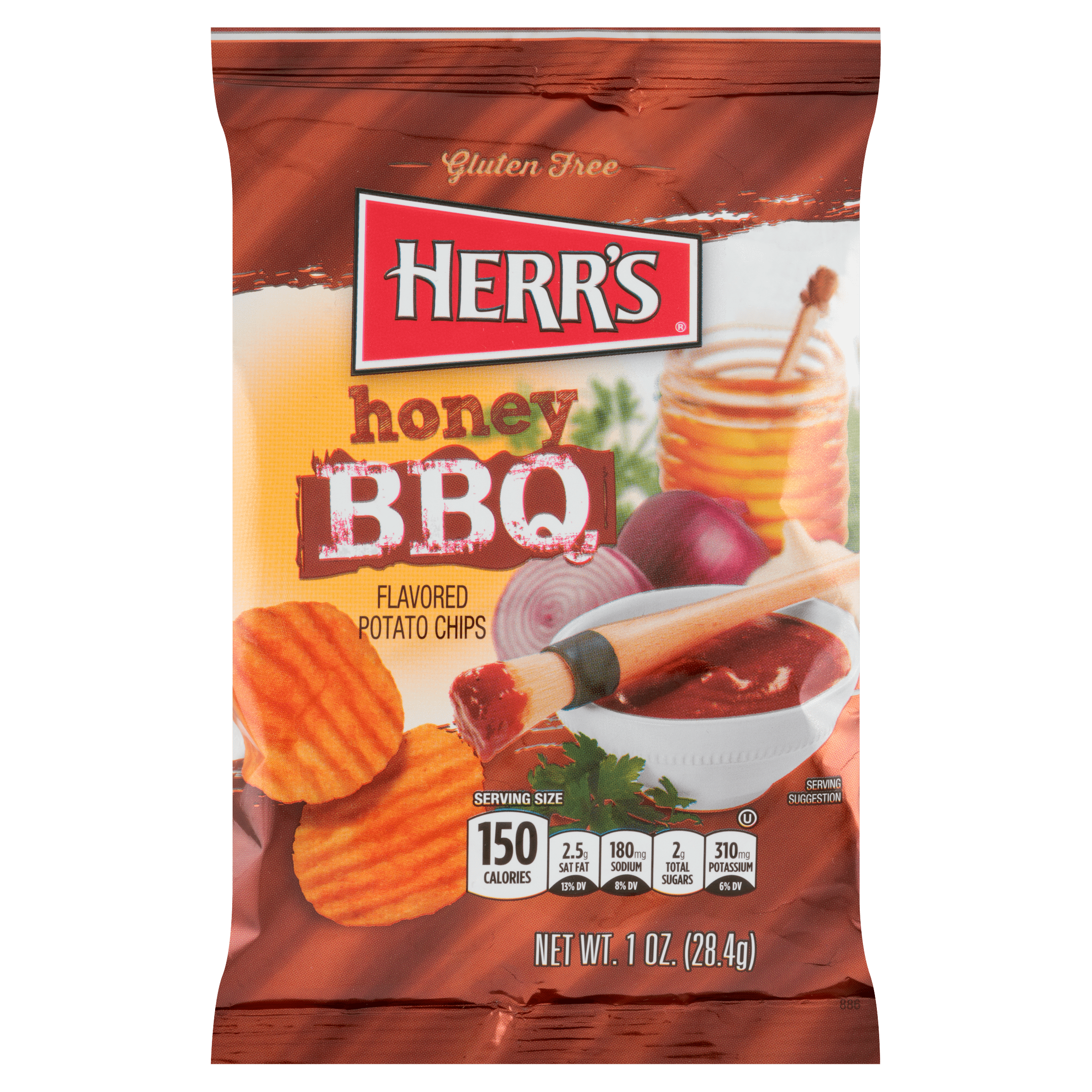 Herrs Honey Bbq Chips Per Zak 28 G 9559