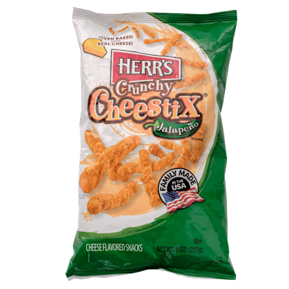 Crunchy jalapeno cheestix