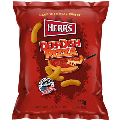 Deep dish pizza curls