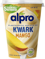 Alpro Plantaardige variatie op kwark Mango