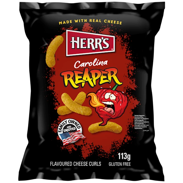 Herr's Carolina reaper curls