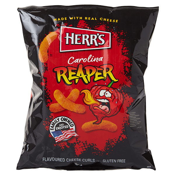 Herr's Carolina reaper curls Per Zak 113 g