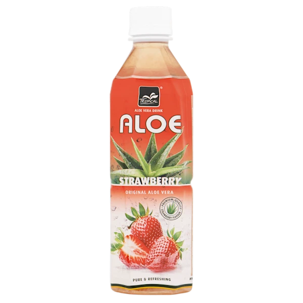 Tropical Aloe vera aardbei drink