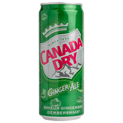 Canada Dry Ginger ale slimcan