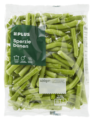 Sperziebonen gebroken