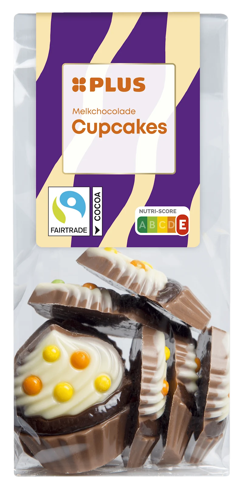 PLUS Chocoladefiguren cupcakes melk