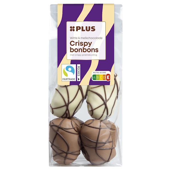 PLUS Crispy chocolade pralines melk