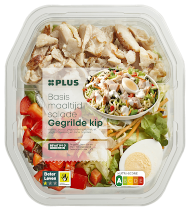 Basismaaltijdsalade Gegrilde Kip