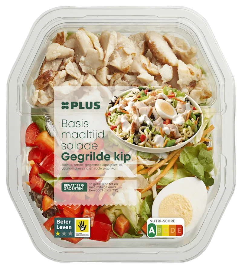 PLUS Basismaaltijdsalade Gegrilde Kip