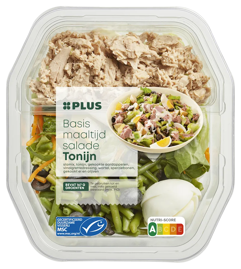 PLUS Basismaaltijdsalade Tonijn
