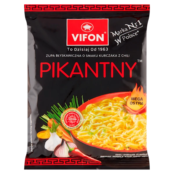 Vifon Noodlesoep pikantny / Chili chicken