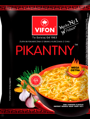 Noodlesoep pikantny / Chili chicken