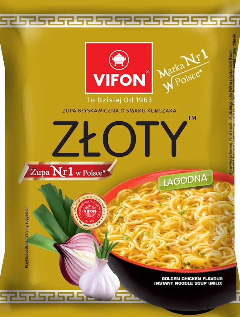 Vifon Golden Chicken Noedelsoep 70g