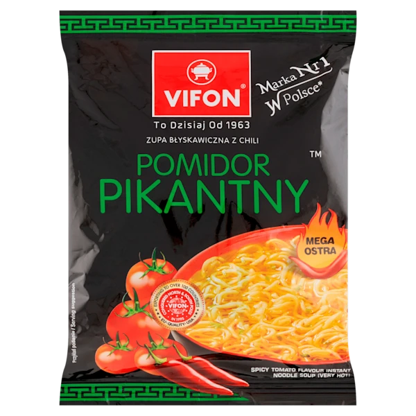 Vifon Noodle Pomidor Pikantny / Spicy tomaat