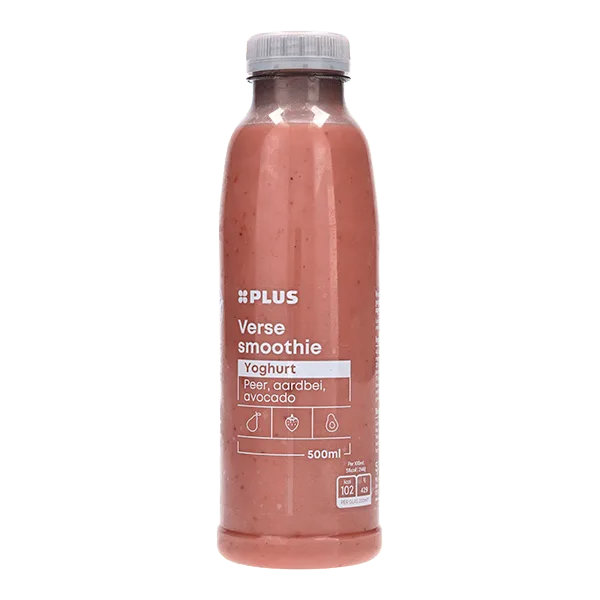 PLUS Verse smoothie yoghurt peer aardbei av