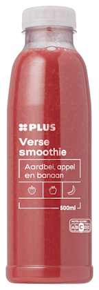 verse smoothie appel aardbei banaan