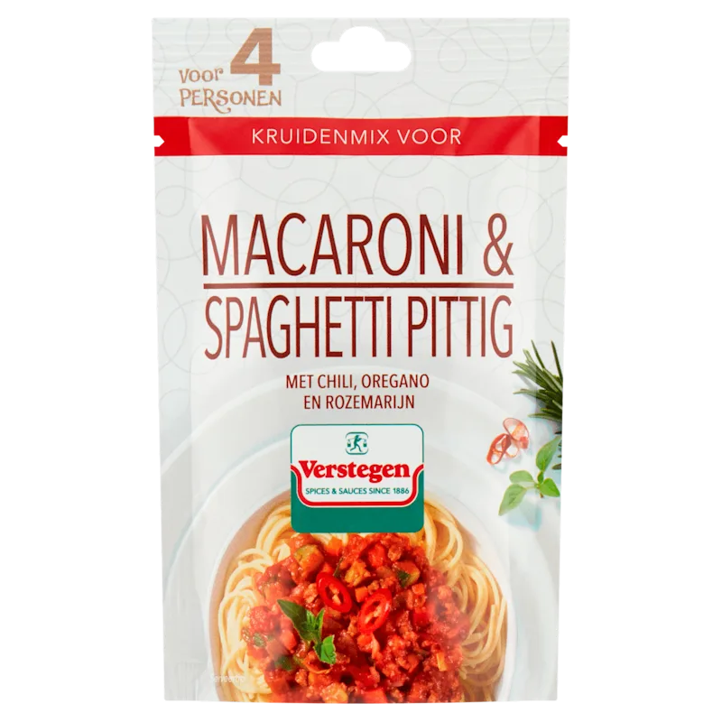 Verstegen Mix voor Mac/spaghetti pittig 4 pers