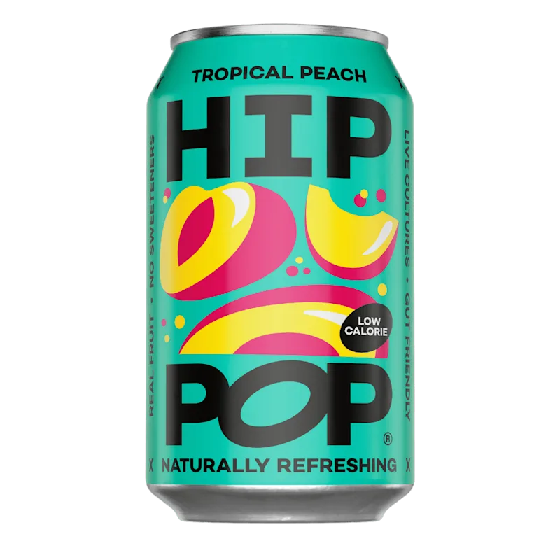 Hip Pop Living soda tropical peach