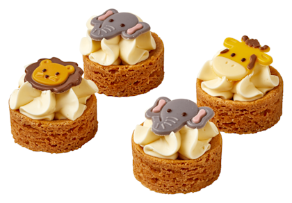 Mini jungle gebakjes