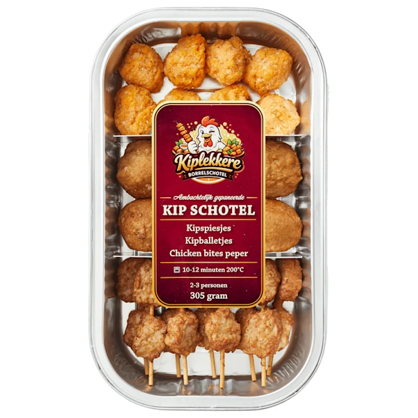 Kiplekkere Borrelschotel
