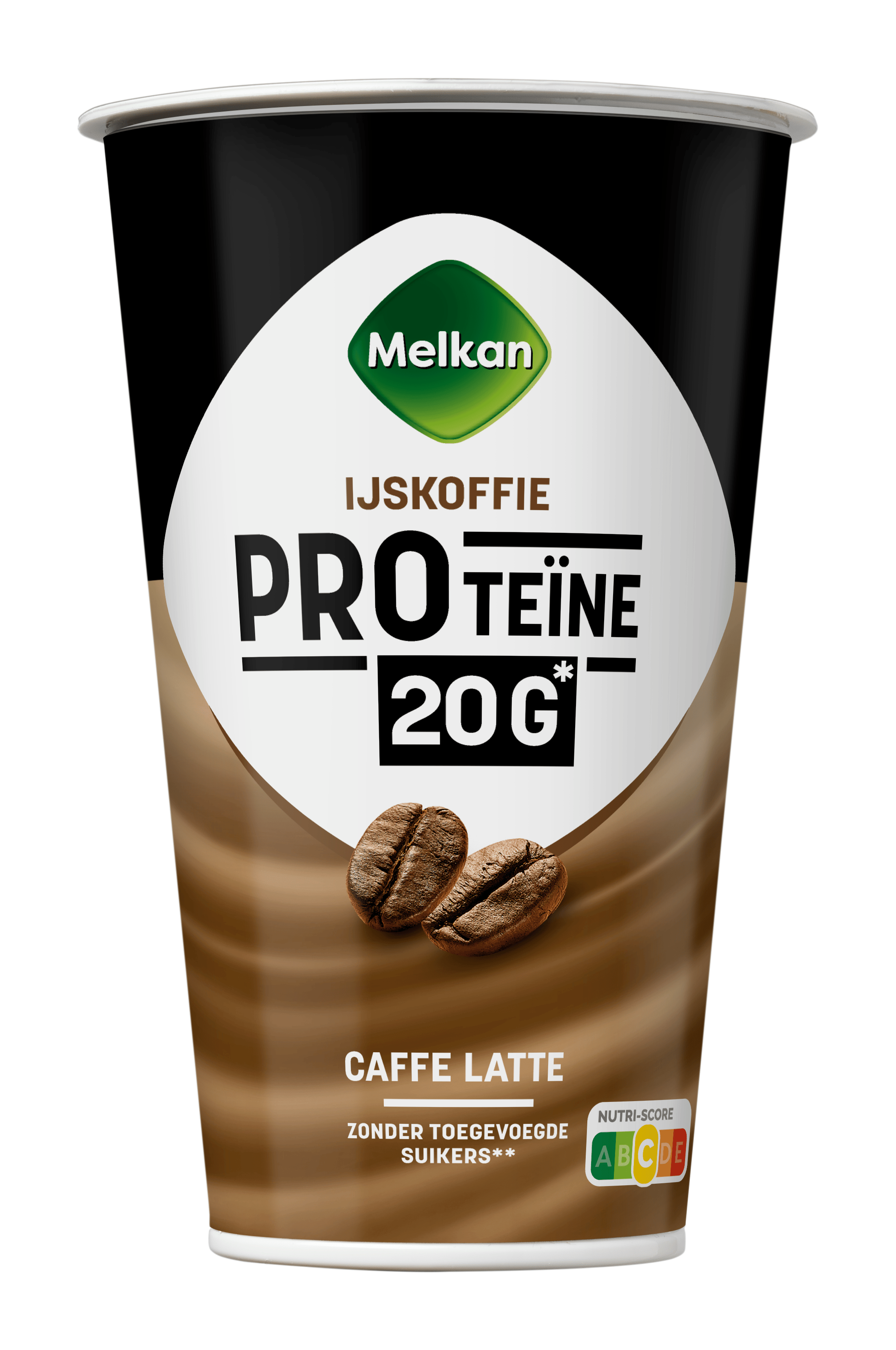 Melkan IJskoffie proteïne caffe latte