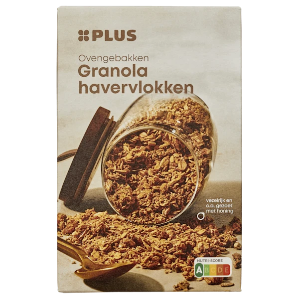 PLUS Granola naturel havervlokken