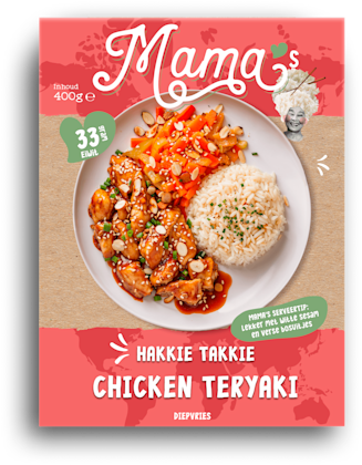 Kip Teriyaki Pandan groentemix