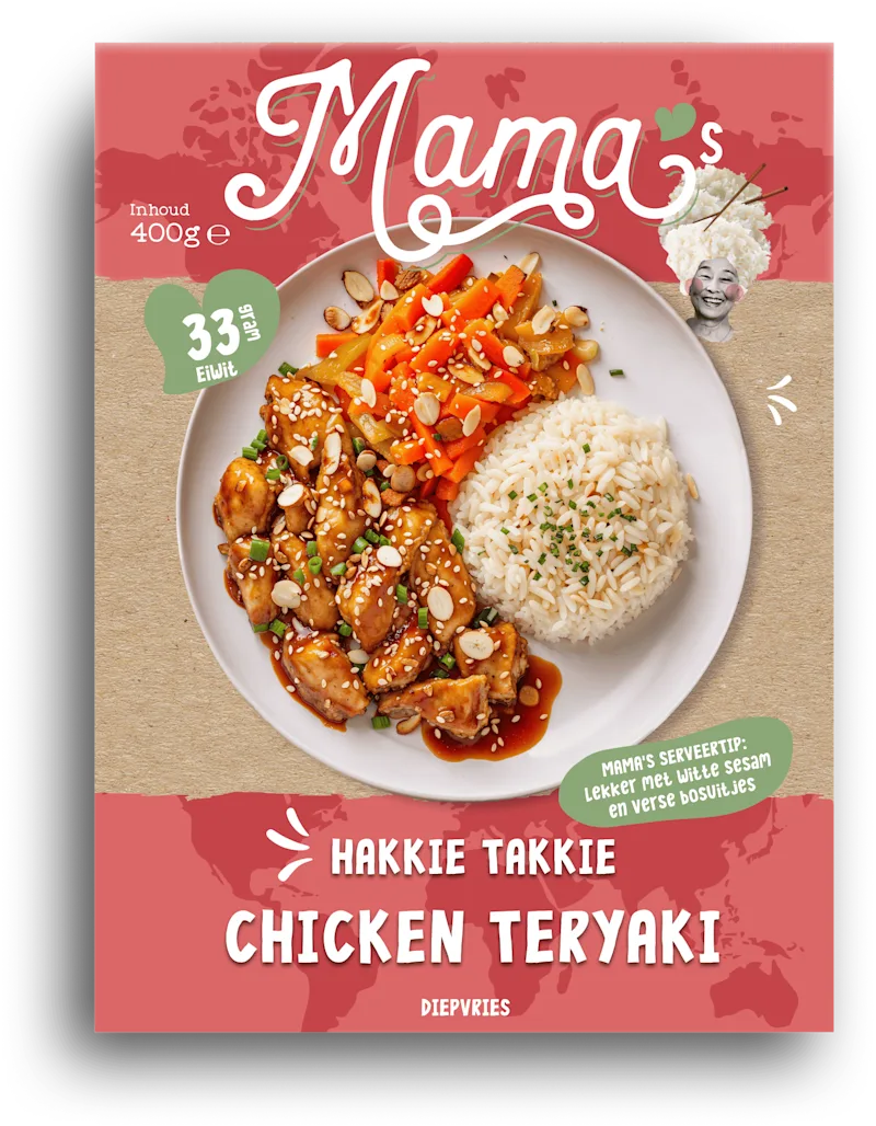 Mama's Maaltijden Kip Teriyaki Pandan groentemix