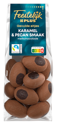 Paaseitjes melk pecan karamel