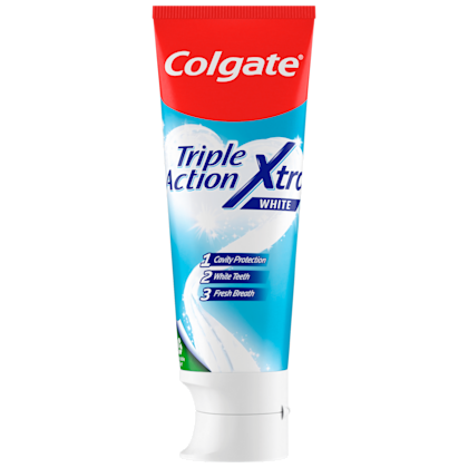 Triple action whitening tandpasta