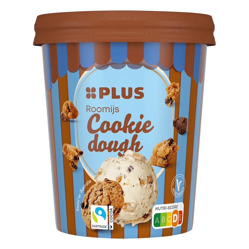 PLUS Roomijs cookie dough