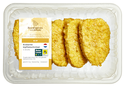 Krokante kipfiletschnitzels 5st