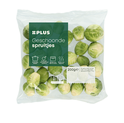 Spruiten geschoond kvp