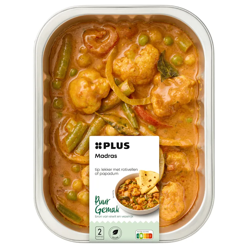 PLUS Puur Gemak Groente Madras