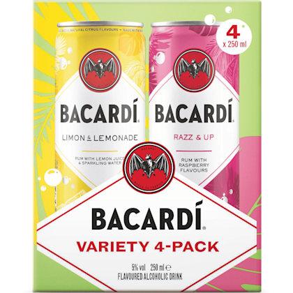 4-pack Razz & Up / Limon & Lemonade