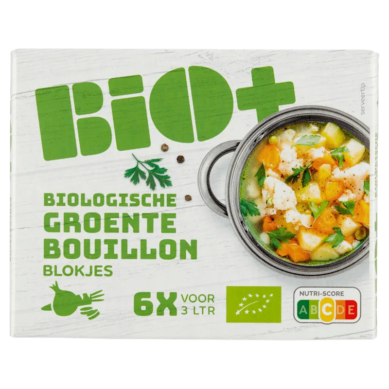 BIO+ Bouillon groente 6 blokjes
