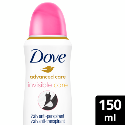 Deodorant spray invisible care