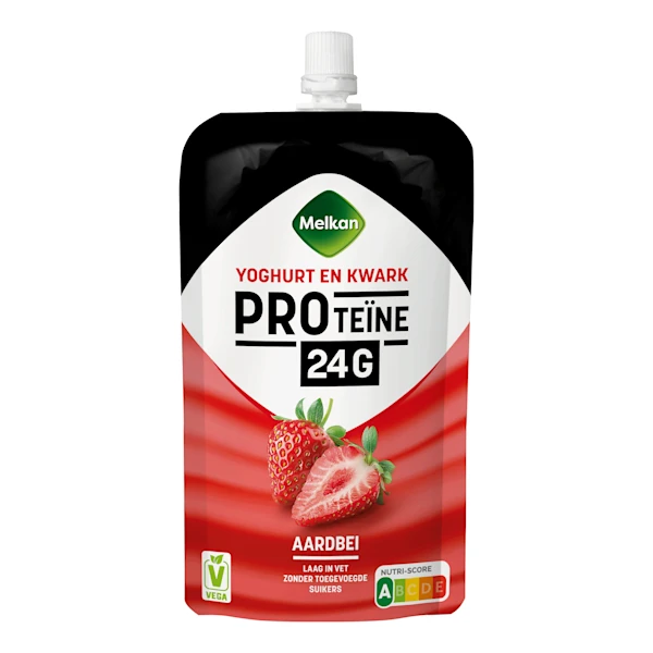 Melkan Protein pouch aarbei