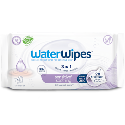 Waterwipes soothing clean 3in1