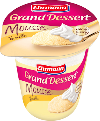 Grand Dessert Mousse Vanille + topping