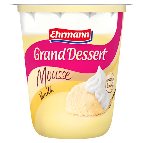 Ehrmann Grand Dessert Mousse Vanille + topping