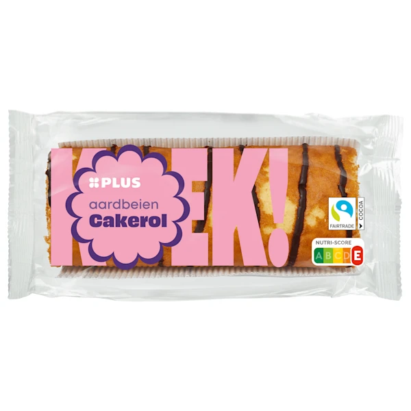 PLUS Aardbeiencakerol Fairtrade