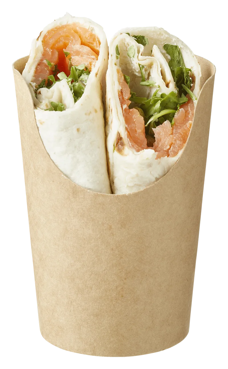 Uit de keuken van PLUS Wrap Gerookte Zalm
