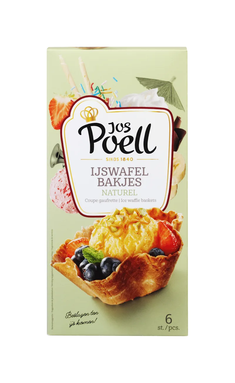 Jos Poell Wafelbakjes naturel