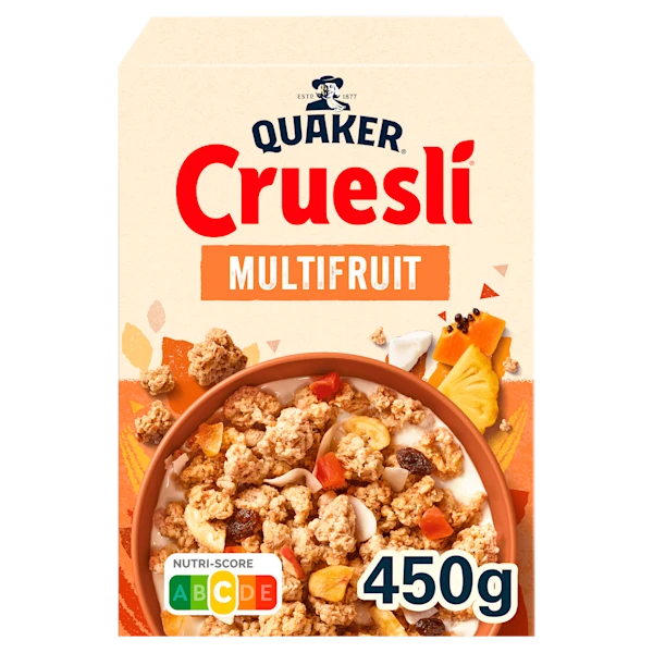 Quaker Cruesli multifruit
